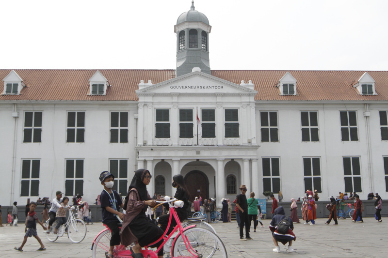 Kota Tua Dipadati Wisatawan Libur Nataru