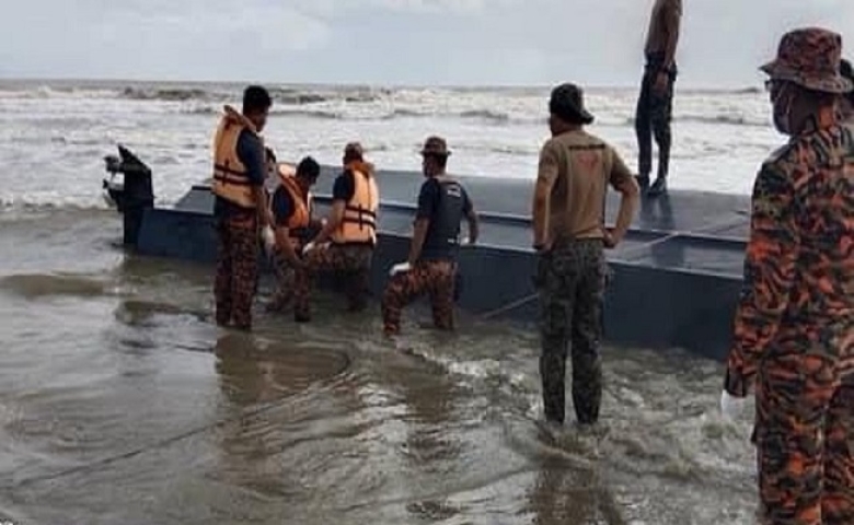 Kapal pengangkut TKI Ilegal yang tenggelam di Malaysia