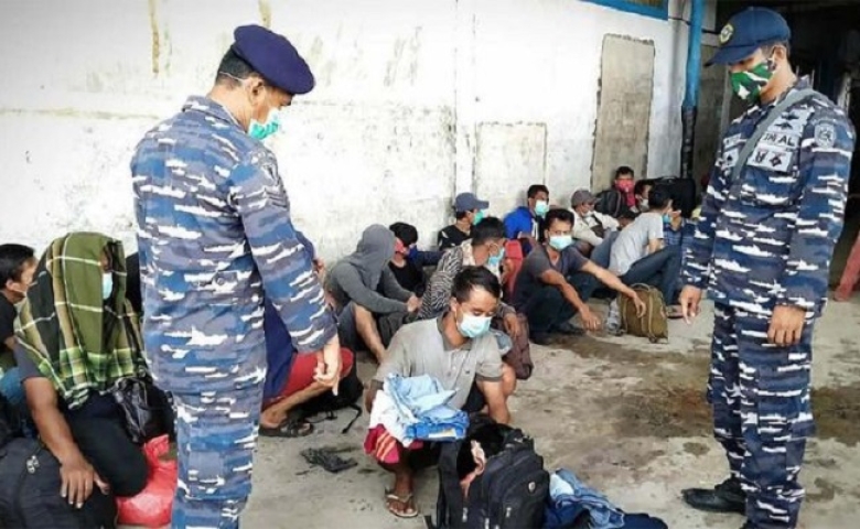 TNI AL gagalkan penyelundupan TKI ilegal/Net