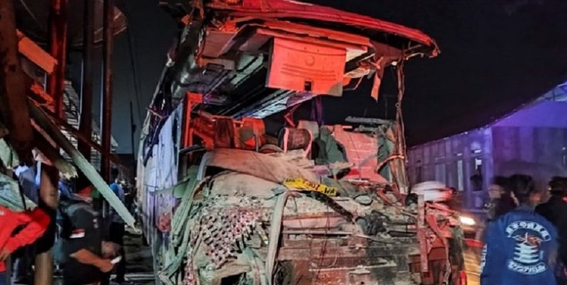 Bus angkut peziarah dari Banten kecelakaan di Ciamis/Antara