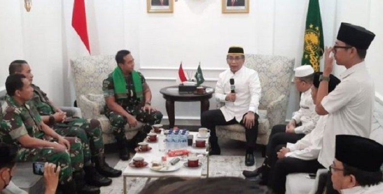 Jenderal Andika Perkasa disambut Gus Yahya/instagram