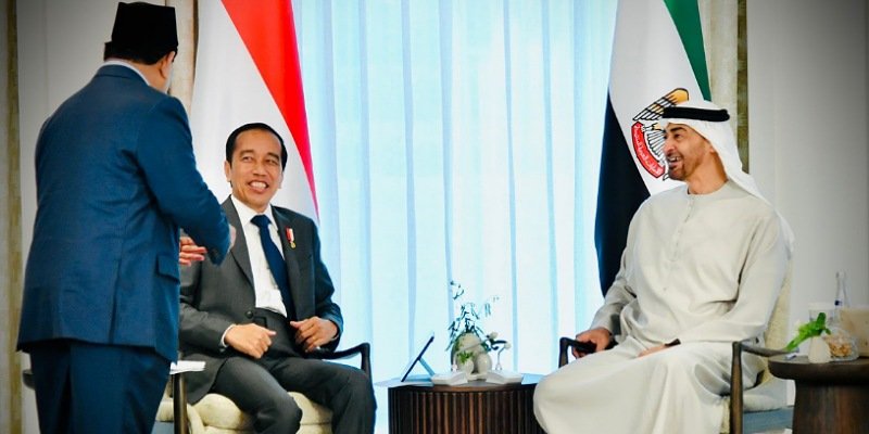 Pertemuan antara Jokowi dan Sultan MBZ/net