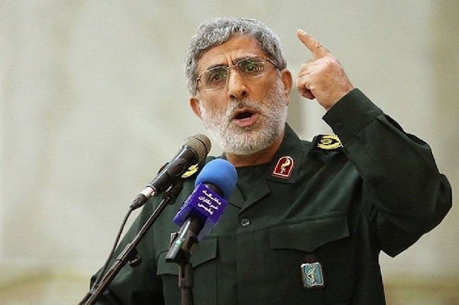 Komandan Pasukan Al Quds Iran, Esmail Ghaani. Foto: Istimewa