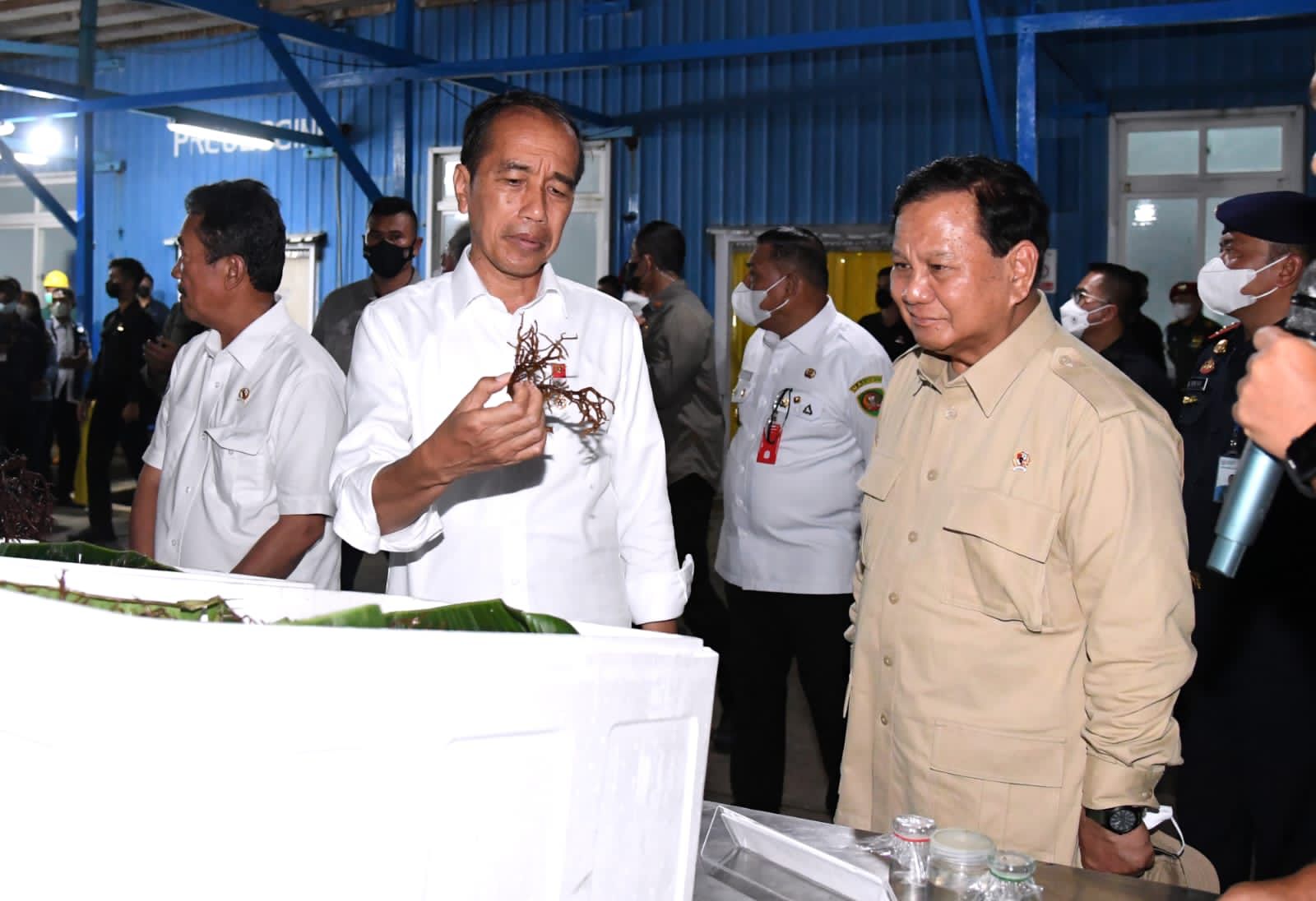Kakraban Presiden Jokowi bersama Prabowo Subianto/BPMI Setpres