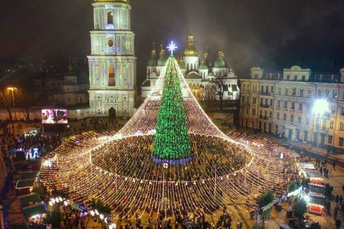 Semarak Natal di kota Kiev, Ukraina tahun 2021/Kyiv Ukraine