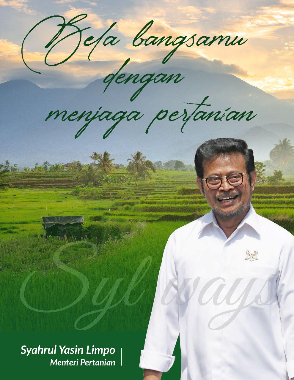 Menteri Pertanian Syahrul Yasin Limpo (Istimewa)