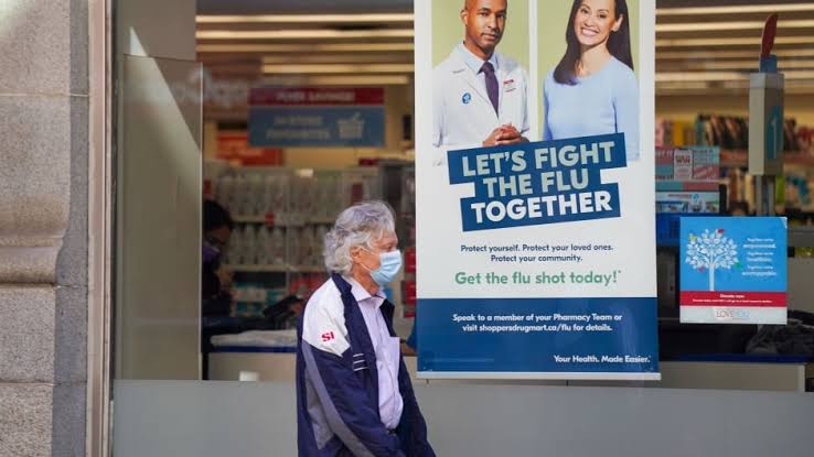 Poster pencegahan kasus influenza di AS/ Canadian Press