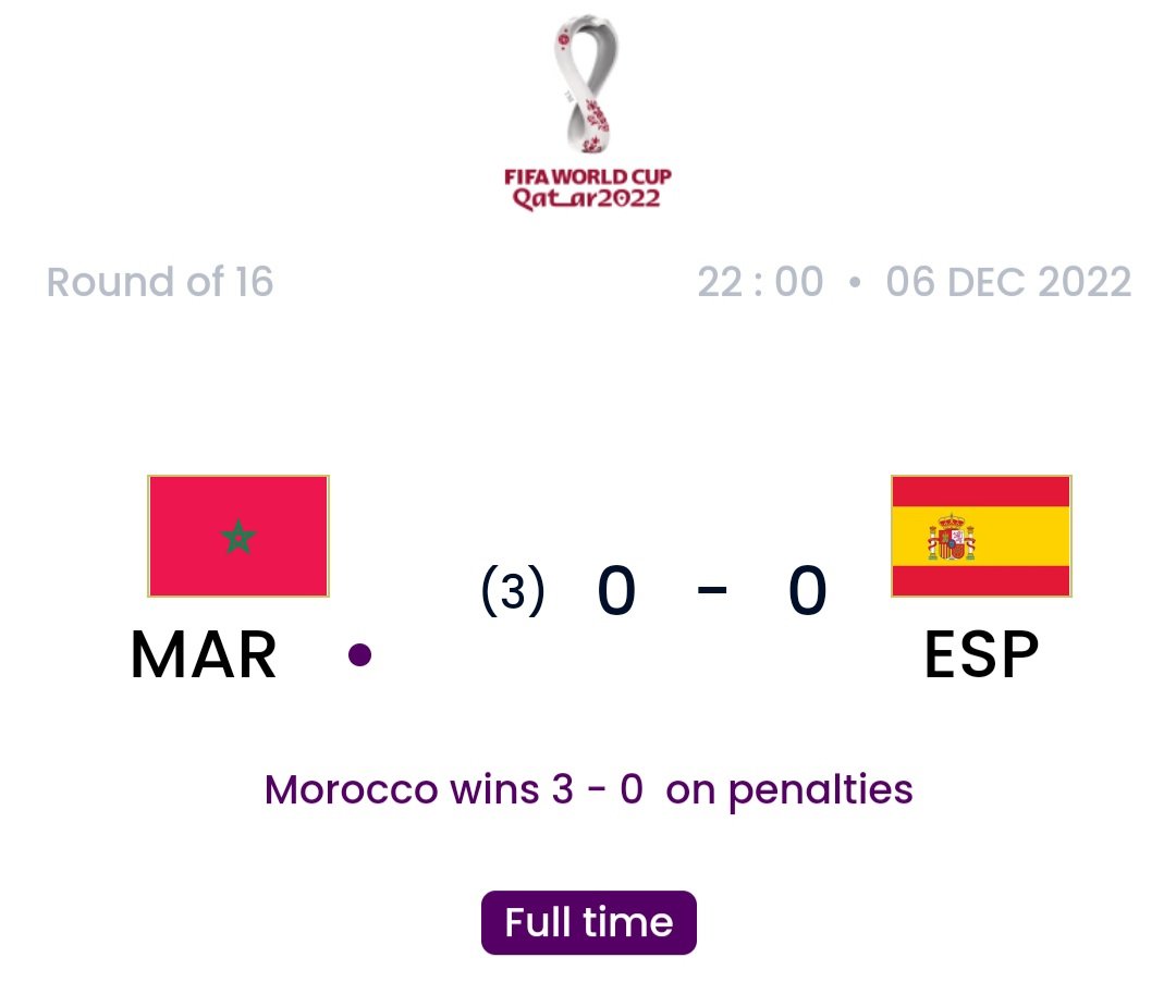 Maroko vs Spanyol (FIFA)