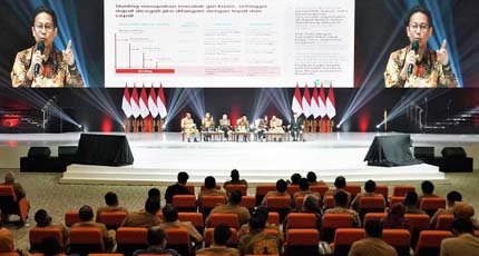 Forum Komunikasi Pimpinan Daerah (Forkopimda) di Bogor, Selasa 17 Januari 2023.