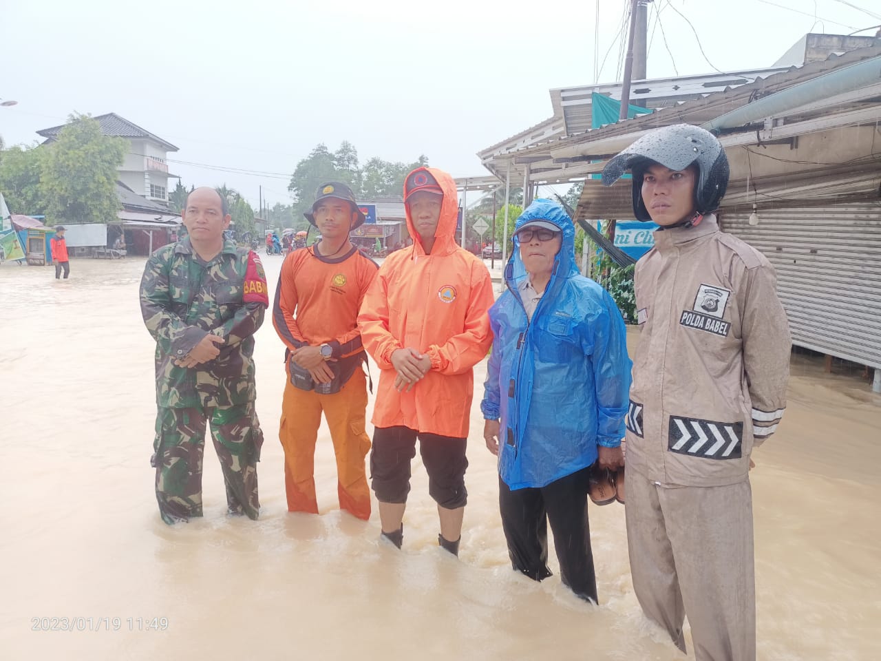 banjir di Kabupaten Bangka Barat