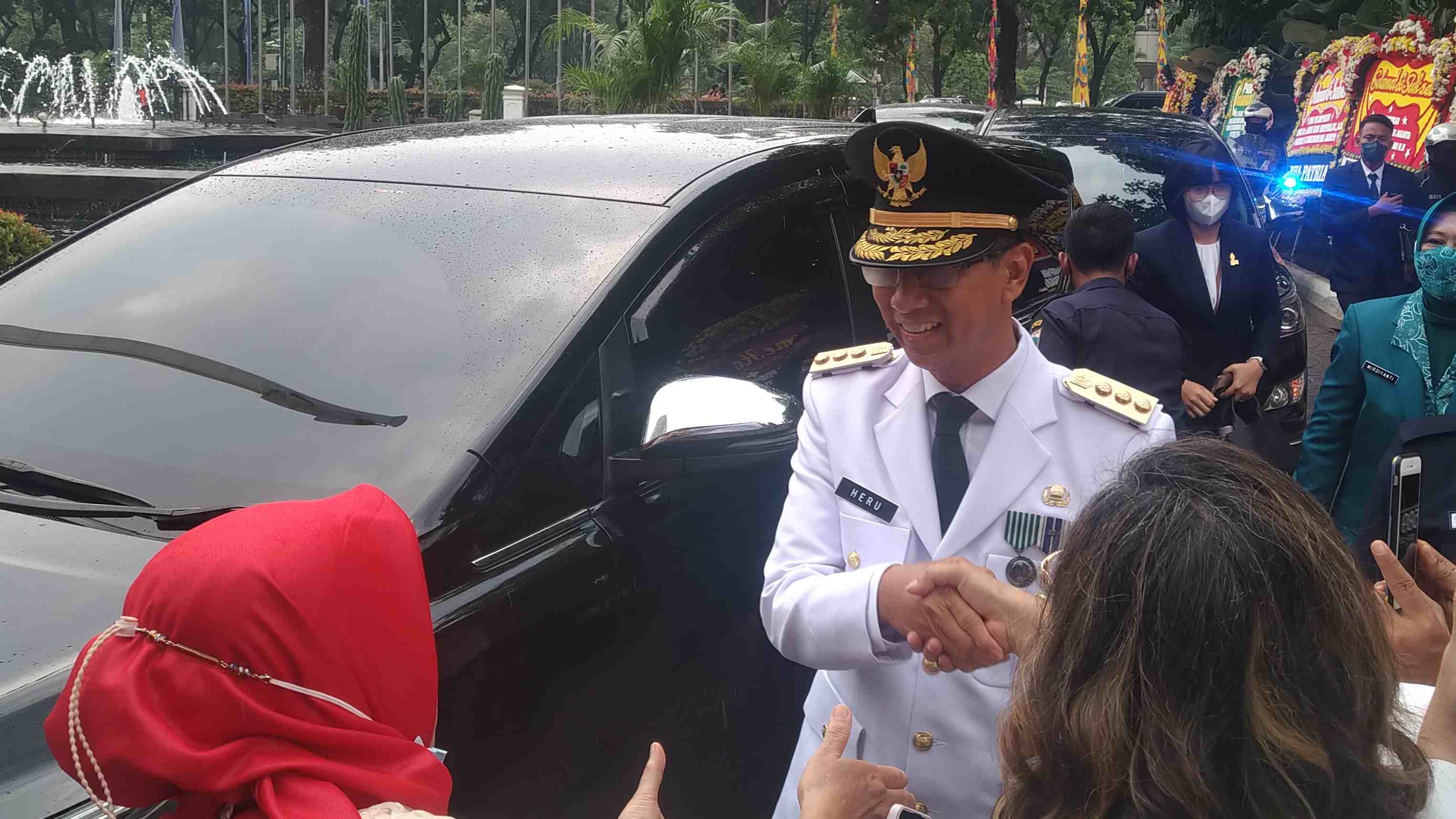 Pj Gubernur DKI Jakarta Heru Budi Hartono/ SinPo.id/ Zikri Maulana