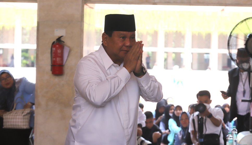 Ketua Umum Partai Gerindra Prabowo Subianto/ SinPo.id/ Ashar SR