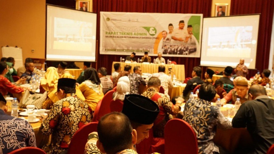 Sinkronisasi dan Rapat Teknis Admin Seleksi Calon Petugas Haji Daerah di Jakarta