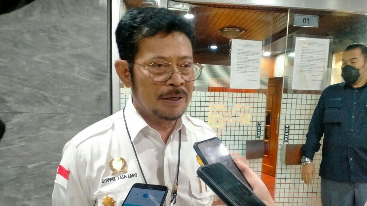 Menteri Pertanian Syahrul Yasin Limpo/ SinPo.id/ Galuh Ratnatika