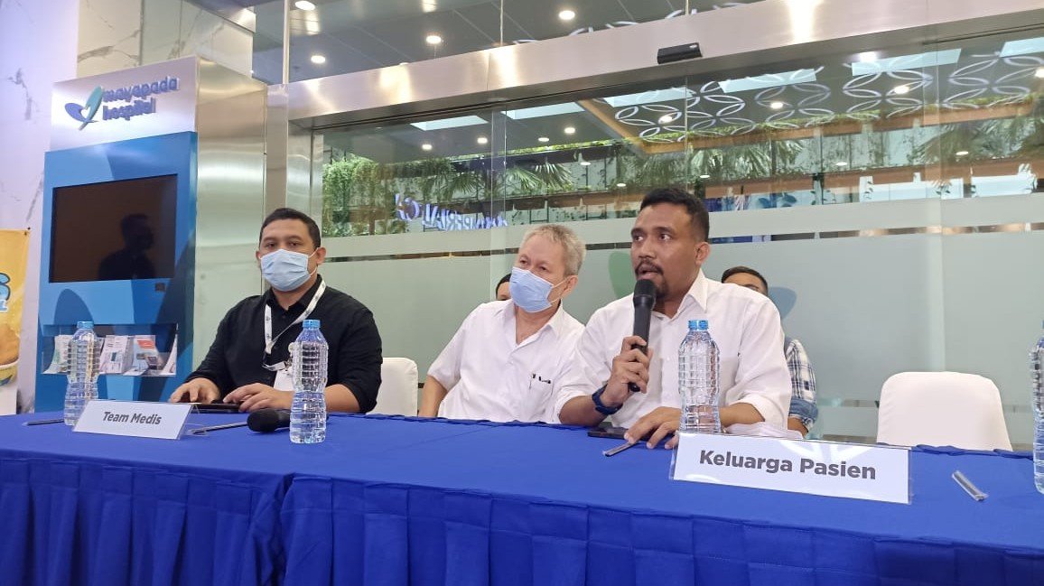 Konferensi pers RS Mayapada terkait kondisi David Ozora/ SinPo.id/ Sigit Nuryadin