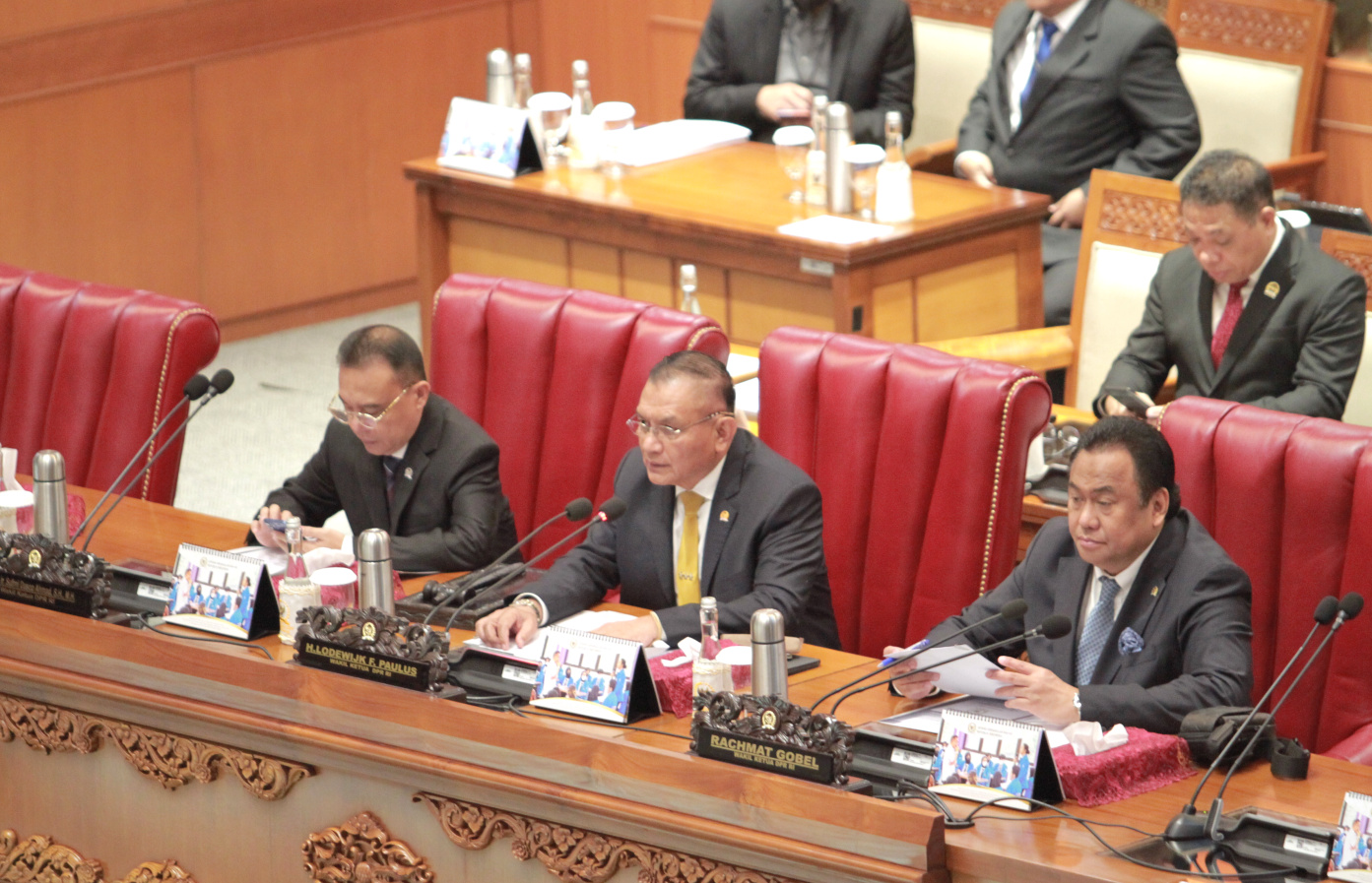 DPR RI gelar rapat paripurna ke-18 masa persidangan IV tahun 2022-2023 (Ashar/SinPo.id)