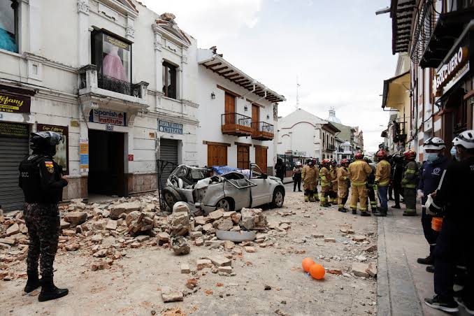 Gempa di Ekuador dan Peru (SinPo.id/ AP)