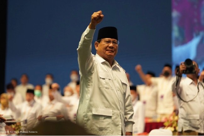 Menteri Pertahanan Prabowo Subianto (SinPo.id/ Tim Media Prabowo)
