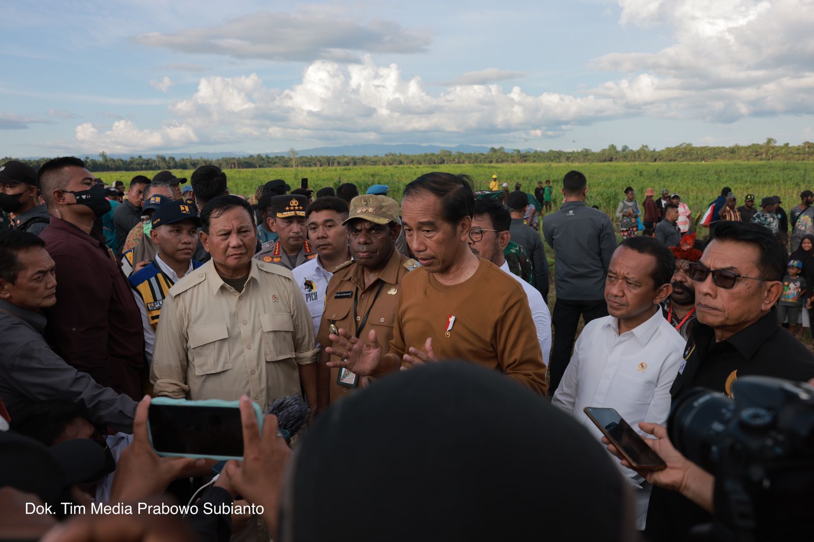 Kebersamaan Jokowi dan Prabowo/Tim Media