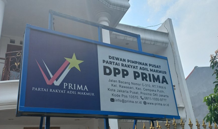 Kantor DPP Partai Prima (SinPo.id/ Anam)