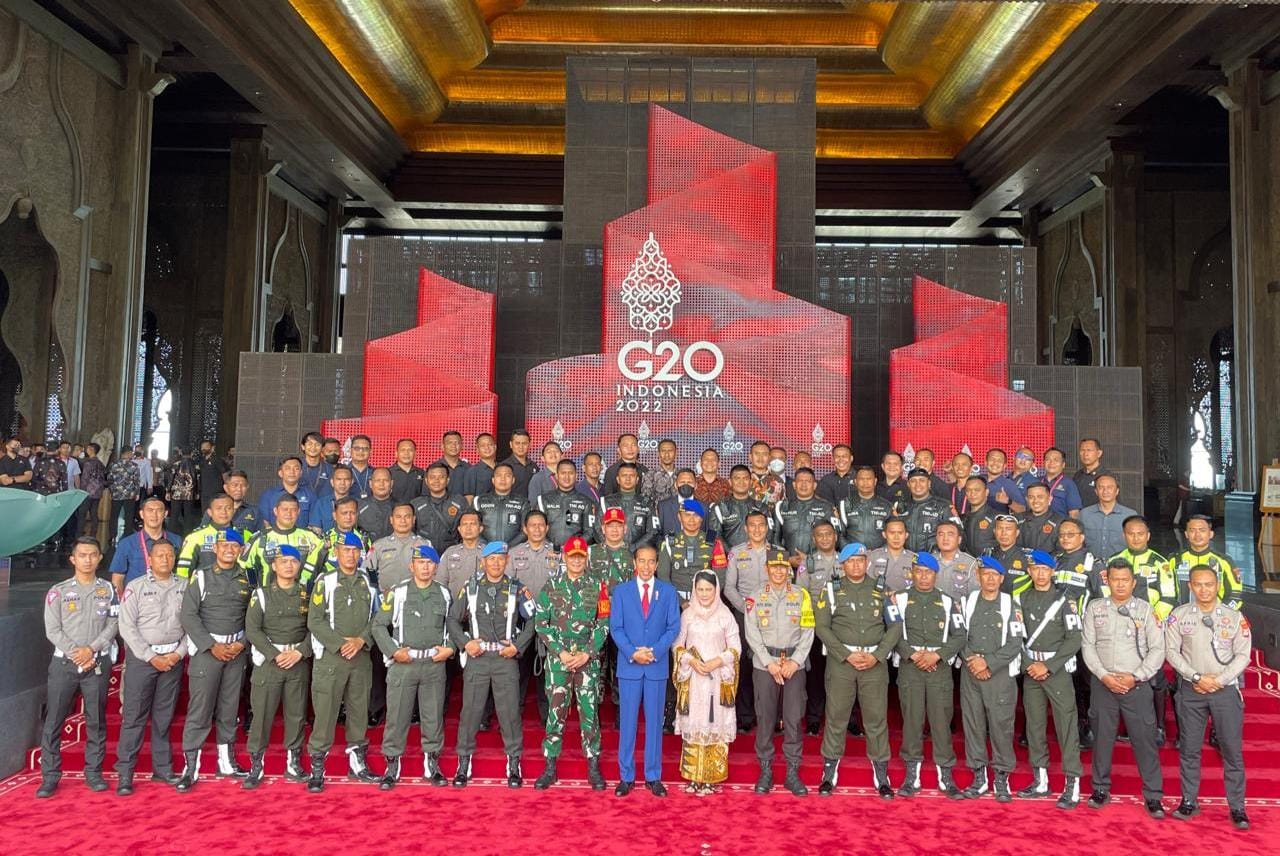 Pengamanan KTT G20 di Bali (SinPo.id/ Humas Polri)