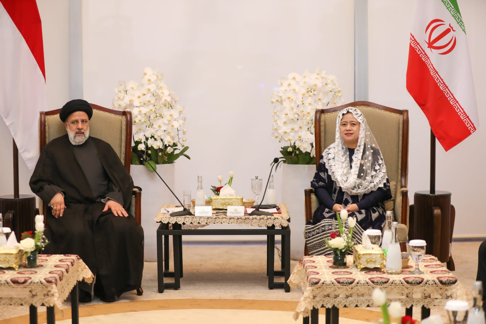 Pertemuan Paun dengan Presiden Ebrahim (Sinpo.id/DPR)