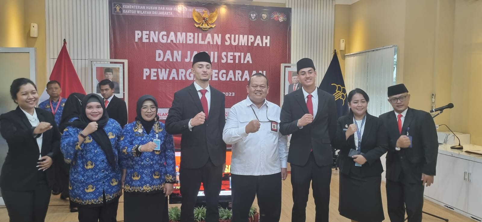 Ivar Jenner dan Rafael William Struick resmi menjadi Warga Negara Indonesia (WNI)