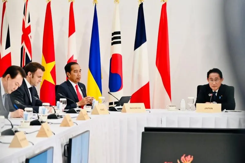 Presiden Joko Widodo di acara KTT G7 (Sinpo.id/Biro Setpres)