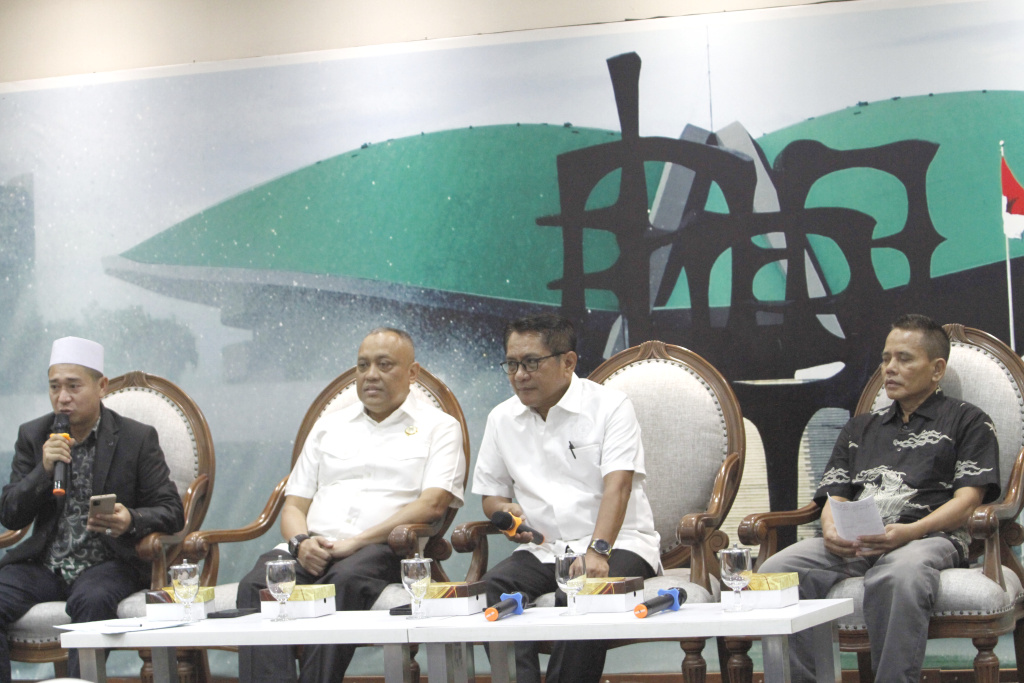 Koordinatoriat Wartawan Parlemen gelar diskusi dialektika demokrasi Menilik Persiapan Haji 2023 (Ashar/SinPo.id)