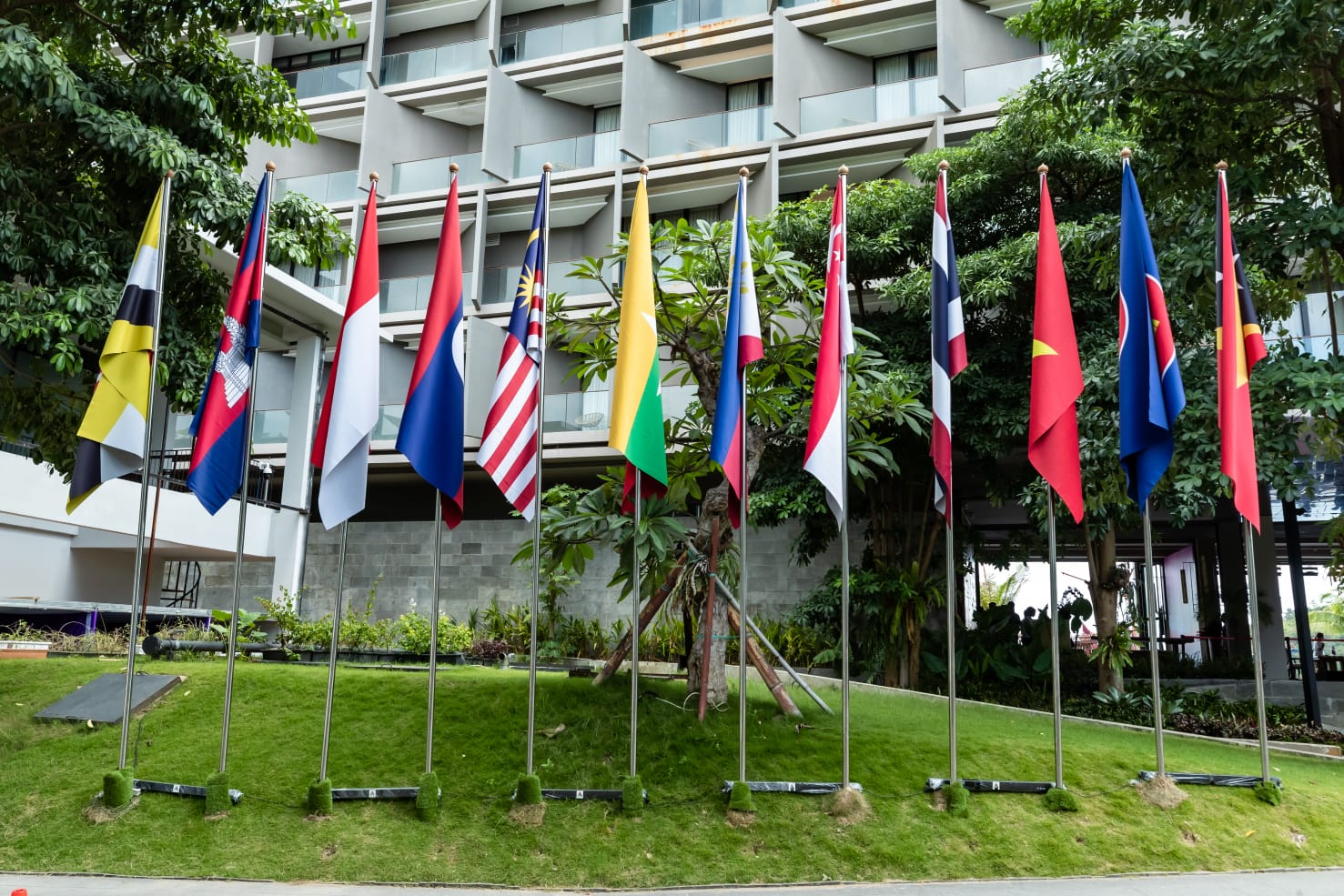 Bendera anggota ASEAN (Sinpo.id/Tim Media)