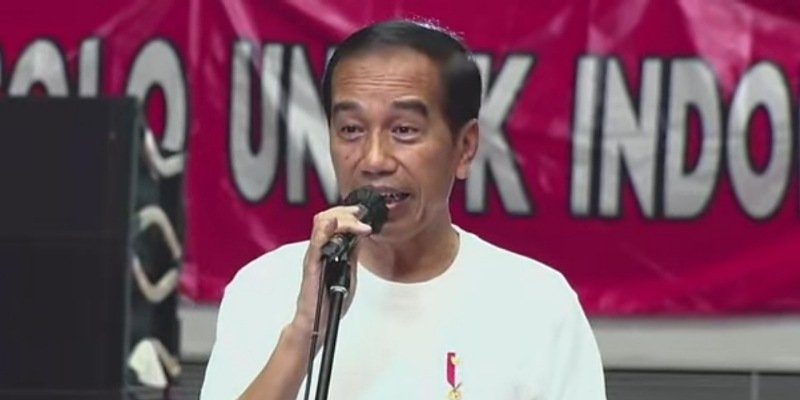 Jokowi saat berpidato di acara Musra (Sinpo.id/Youtube)