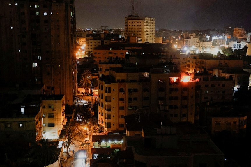 Suasana mencekam di Gaza (Sinpo.id/Reuters)