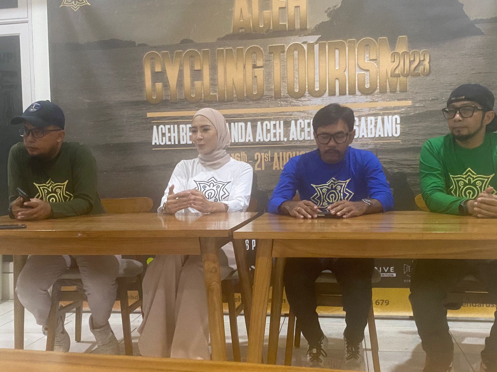 Konferensi Pers Aceh Cycling Tourism (Sinpo.id/Aceh Darussalam)