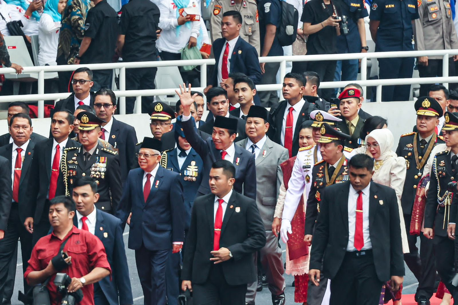 Prabowo tampak dampingi Presiden Joko Widodo (Sinpo.id/Tim Media)