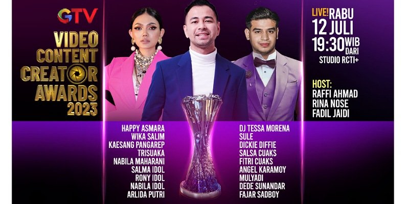 Video Content Creator Awards 2023 (Sinpo.id/GTV)