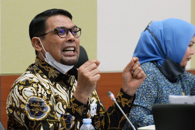 Anggota Komisi III DPR RI dari Fraksi PKS, Nasir Djamil. (SinPo.id/Parlementaria)