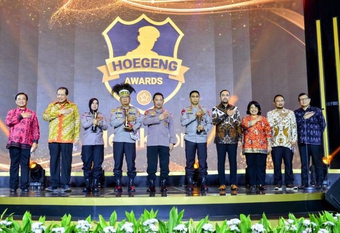 Acara Hoegeng Awards 2023 (SinPo.id/ NTMC Polri)