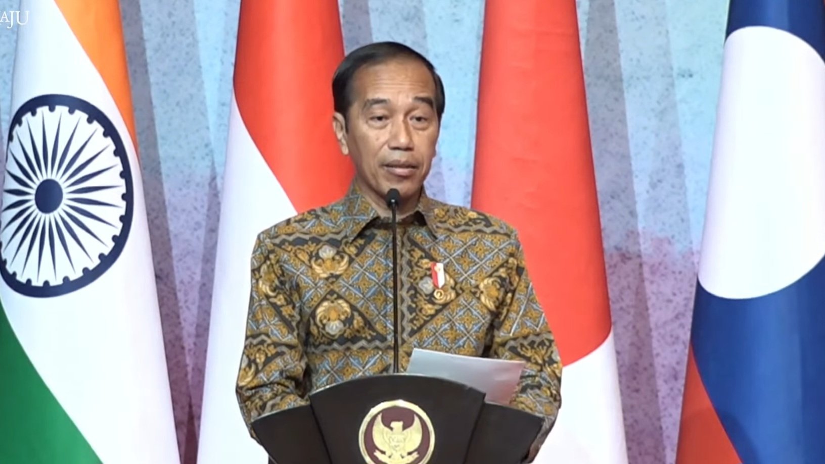 Presiden Joko Widodo di acara pertemuan antar Menlu se-ASEAN dan negara sahabat (Sinpo.id/Setkab)