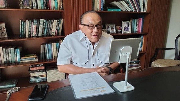 Ketua Dewan Pembina Partai Golkar Aburizal Bakrie (SinPo.id/ Instagram)