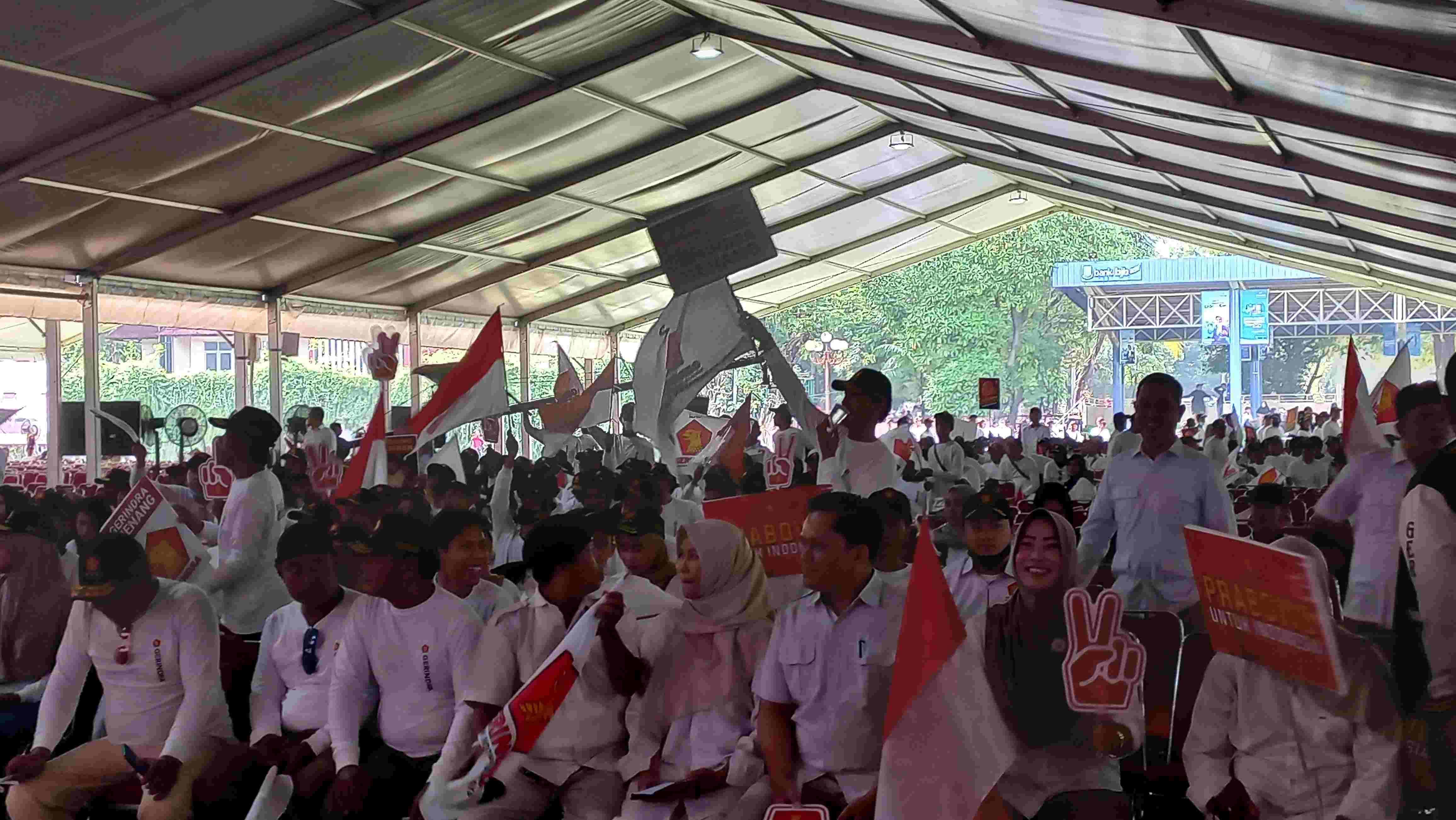 Kader Gerindra di konsolidasi akbar Tangerang Raya (SinPo.id/ Khaerul Anam)