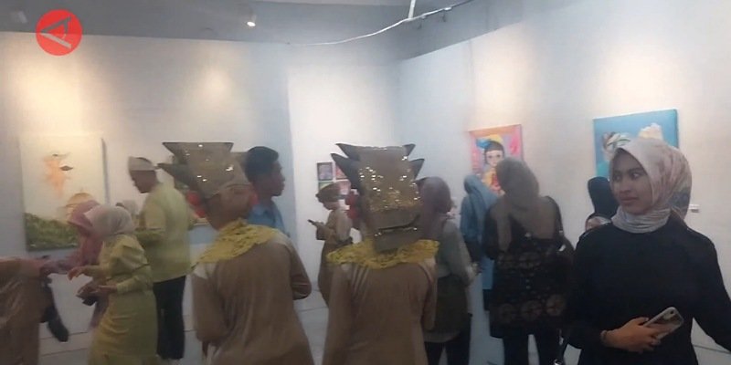 Pameran lukisan Luap Puas (Sinpo.id/Antara)