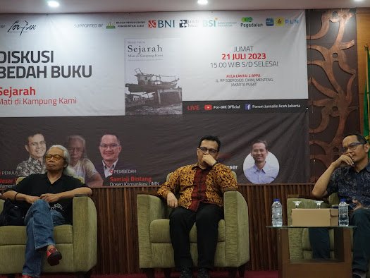 Forum Jurnalis Aceh Jakarta (For-JAK) menggelar bedah buku 