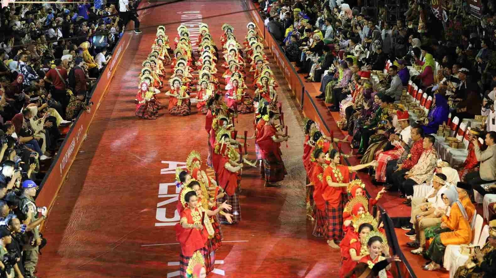 Karnaval budaya di Rakernas Apeksi (SinPo.id/ Pemkot Makassar)