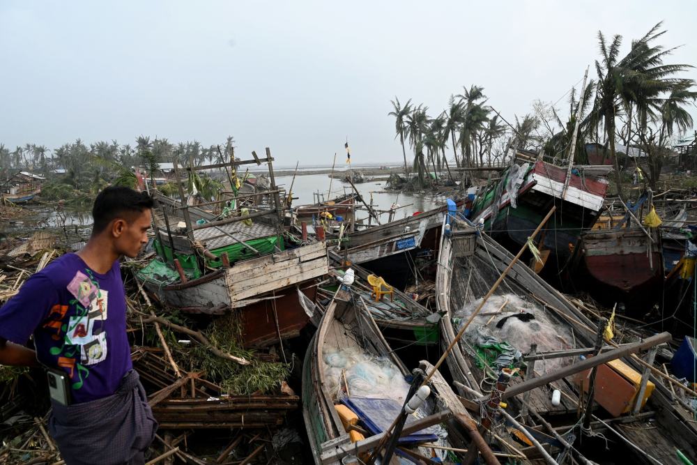 Kondisi Myanmar usai dihantam siklon Mocha (Sinpo.id/Gettyimages)