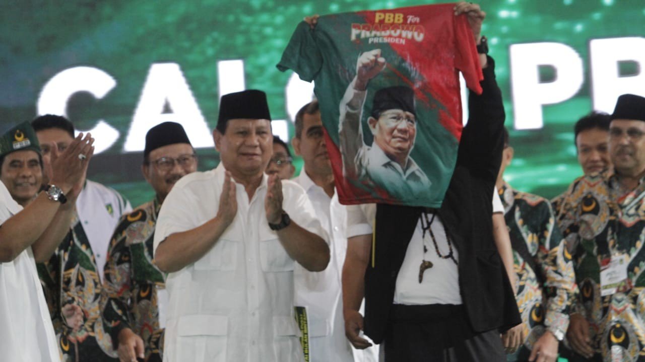 Deklarasi dukungan PBB ke Prabowo Subianto (SinPo.id/ Ashar)