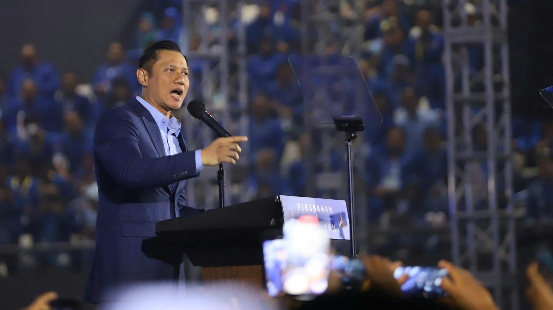 Ketua Umum Partai Demokrat Agus Harimurti Yudhoyono (SinPo.id/ Ashar)