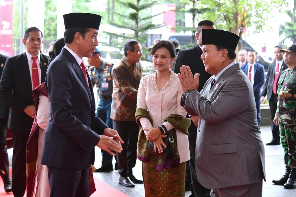 Kebersamaan Prabowo dengan Presiden Joko Widodo (Sinpo.id/Kemenhan)