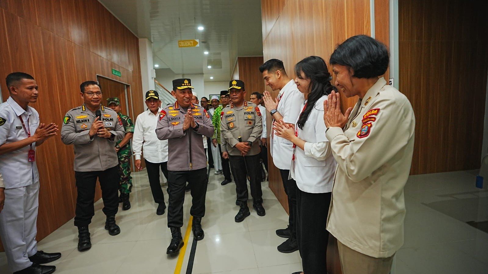 Kapolri Jenderal Listyo Sigit Prabowo saat resmikan RS Bhayangkara dan Mapolres Tapsel (SinPo.id/ Humas Polri)