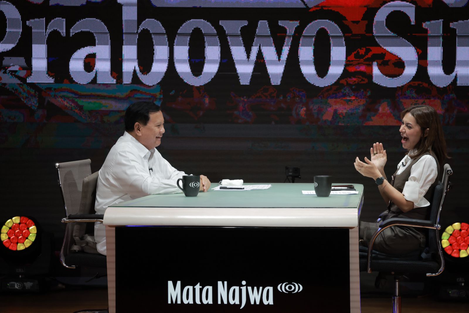 Prabowo tampil di acara Mata Najwa (Sinpo.id/Mata Najwa)