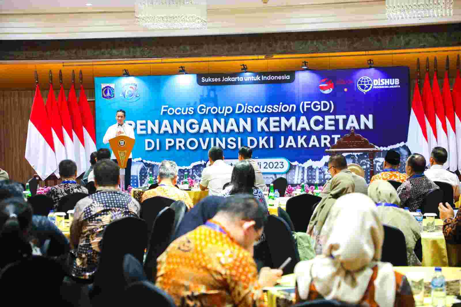 Pj Gubernur DKI Heru Budi buka FGD Atasi Macet di Jakarta (SinPo.id/ Dok. Pemprov DKI)